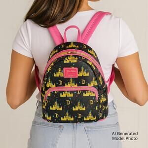 Loungefly Parks Exclusive Disneyland Castle Mini Backpack